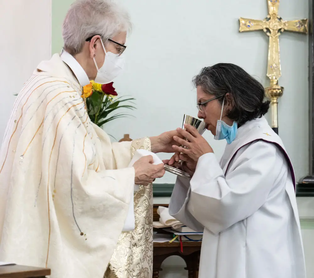 The Primate and Rev Fresia Saborio